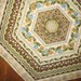 Hexagon Table Topper made from Kaufman Flourish Fabric