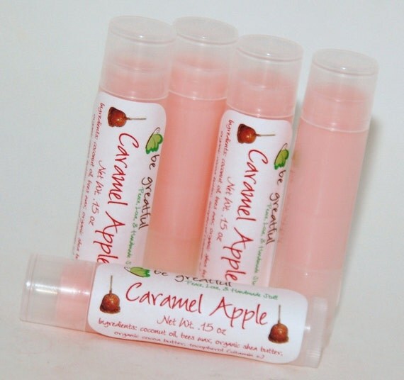 Caramel Apple Lip Balm by on Etsy