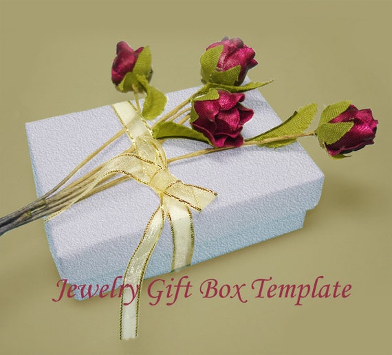 Template Printable Rectangular Jewelry Gift Box