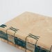 Handmade Journal Maple Wood Book Rustic Wedding Guest Book peacock blue fall wedding -ready to ship
