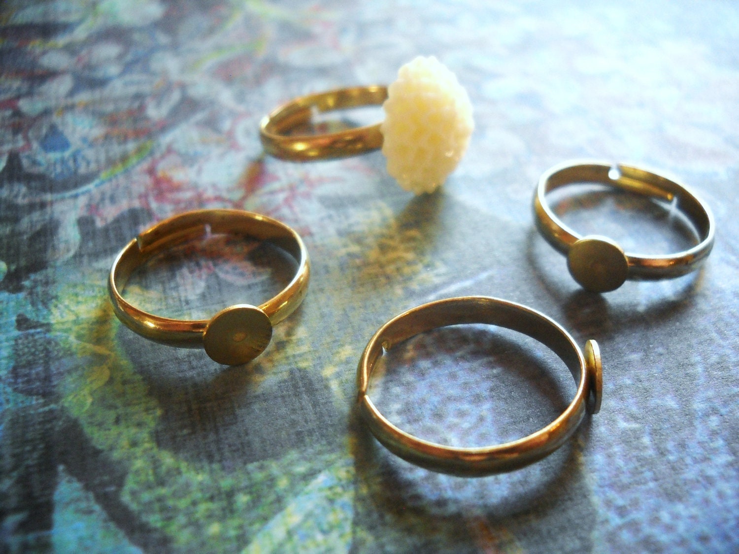 Ring Blanks Ring Bases Blank Rings Gold Ring Blank Brass Ring