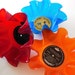 3 Piece Colored Vinyl Recycled Record Bowl Set
