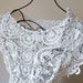 RESERVED FOR TANYA Lacy French Vintage Irish Crochet Tunic 1920s or 30s for Wedding