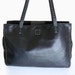 Authentic Ralph Lauren Black Leather Shoulder Bag Tote