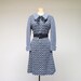 Vintage 1960s Dress / Mod Pop Art Knit / Sm - Med