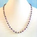Purple Necklace. Wire Wrapped.
