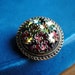 Iridescent Glass Scarf Clip