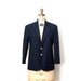vintage boys blazer / jacket SCHOOLBOY navy blue HARAJUKU gold crest buttons