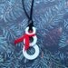 Snowman Washer Necklace
