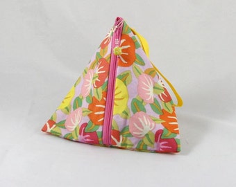 Persimmon Triangle Pouch