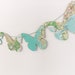 Bunting - butterfly bunting - paper bunting - recycled bunting