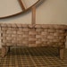 Reserved for Joni - Wool Drying Basket Handwoven Primitive Reproduction