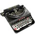 Remington Monarch Pioneer Manual Typewriter Red and Black Keys