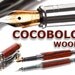 Wood Pen Fountain style exotic Cocobolo handmade gifts make awesome presents