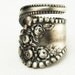Spoon Ring Vintage Victorian Rose Sterling Silver Ring, Handmade in Your Size (2882)