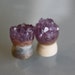 0g 8mm Amethyst Druzy Plugs