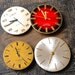 Set of 4 Vintage watch movement, watch parts, watch faces. (MS)