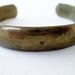 Vintage 70s Boho Retro Brasstone Brass Tone Hammered Metal Cuff Bracelet