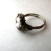 Birds Nest Ring White Pearl Eggs Hummingbird Nest Bronze Wire Wrapped Size 6 BellinaCreations