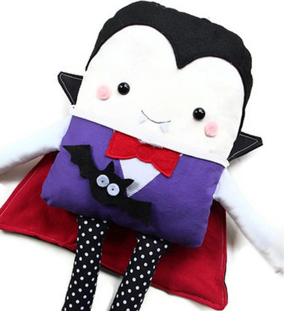 Items similar to Vampire Sewing Pattern Dracula Doll & Cape Sewing