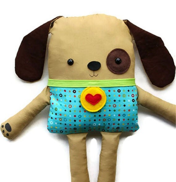 Items similar to Dog Sewing Pattern Toy Dog Softie Doll PDF Sewing