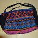 Southwestern print cloth backpack type bag