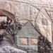 Art Quilt - Misty Town