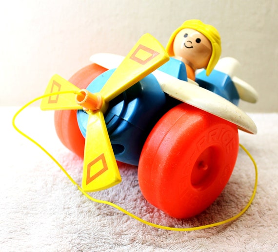 Fisher Price Pull Along Aeroplane Toy Fisher Price Airplane