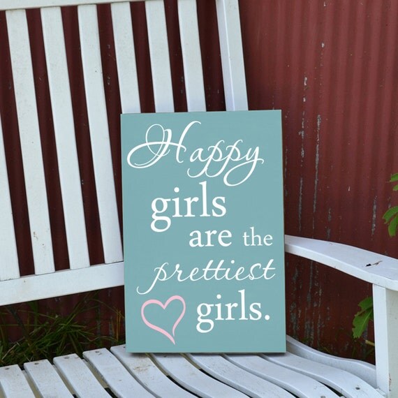 Happy girls are the prettiest girls Audrey by GrabersGraphics