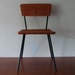 Mid Century Modern Student School Chair Tony Paul 1950s