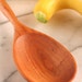 Wooden stirring spoon hand made from Cherry wood
