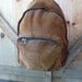 Vintage EASTPAK Suede Backpack - Large SUEDE Rustic back pack day pack by Eastpak USA