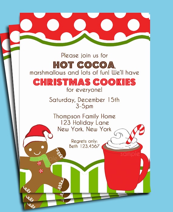 Cookie Party Invitation Wording 6