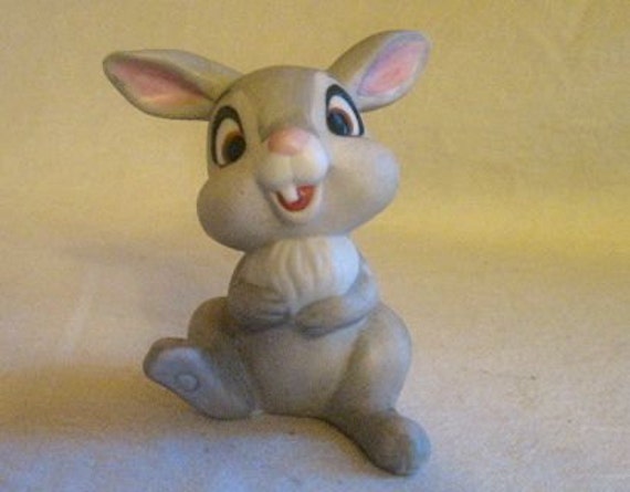 Vintage Thumper Figurine Ceramic Walt Disney by VivaVera on Etsy