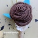 Burlap Rose Groom's Boutonniere for Vintage Inspired Wedding Rustic Bout