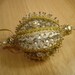 Vintage Sequin and Bead Christmas Ornament