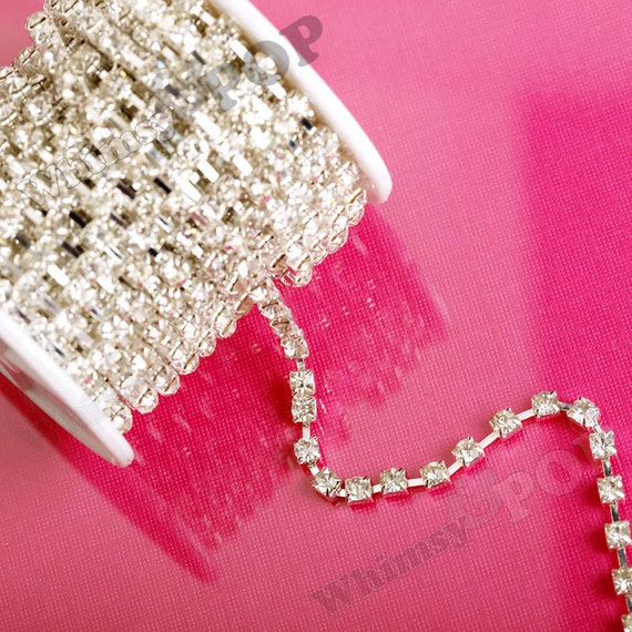 1 Yard 3 Feet 36 Inches Crystal Rhinestone Chain by whimsyandpop