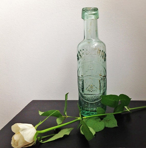 Old glass lemonade bottle Hay & Son Aberdeen