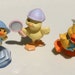 Vintage Set of Three Spring Easter Ducks - Hallmark Merry Miniatures