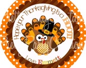 THANKSGIVING OWL favor tags - YOU print - 5 to choose - 3 or 2 inch Il_170x135
