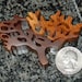 Acacia Tree Necklace, Olive Wood Pendant, wood jewelry, wood grain
