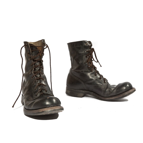 1966 Vintage Combat Boots by Endicott Johnson by NashDryGoods