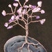 Magnet- Amethyst, Purple Gemstone Tree, Wire Wrapped Tree