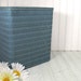 Reserved for Kerry C - Small Rectangular Wedgwood Blue Waste Basket - Vintage Wicker Bin - Cottage Style Decor