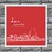 Reserved for Whitney - Wedding Gift Custom City Skyline Personalized Keepsake - St. Louis, Missouri