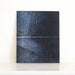 Etching Art Print/ Minimalist Home Decor: Chiral 20 (in Navy Blues)