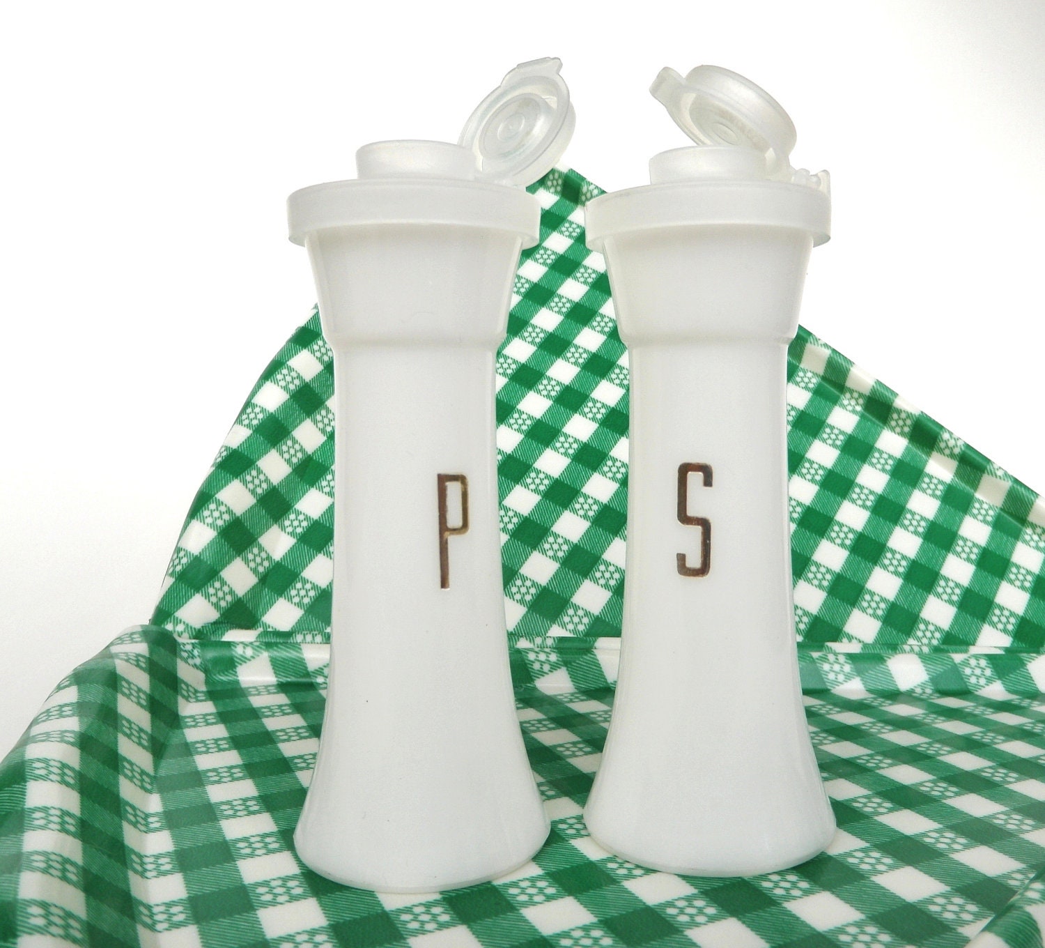 Vintage tupperware salt and pepper shakers