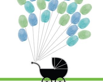 Balloon fingerprints | Etsy
