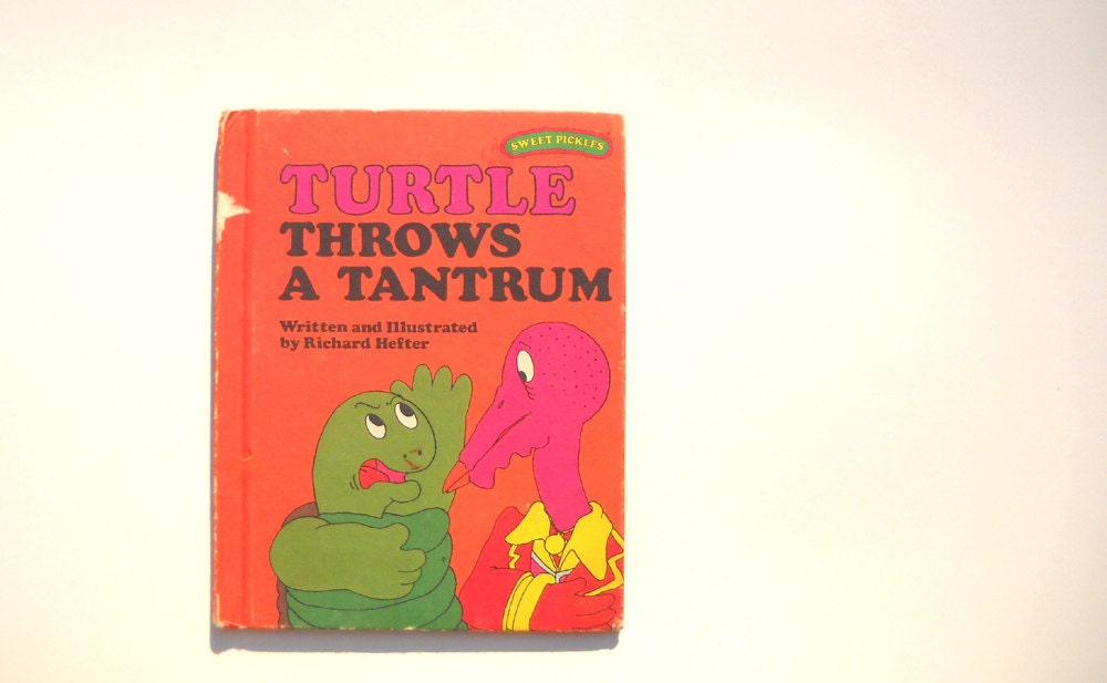 1970s Sweet Pickles Book Turtle Throws a Tantrum