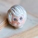 RESERVED for CARLA - Porcelain Dolls Surprised Head - for altered arts assemblage